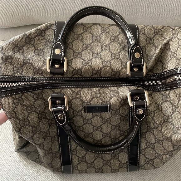 GG Medium Joy Boston Bag in Brown - Picture 6 of 6